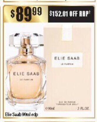 Chemist Warehouse Elie Saab 90ml edp offer