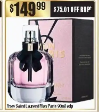 Chemist Warehouse Yves Saint Laurent Mon Paris 90ml edp offer