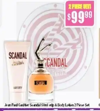 Chemist Warehouse Jean Paul Gaultier Scandal 50ml edp & Body Lotion 2 Piece Set offer