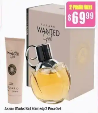 Chemist Warehouse Azzaro Wanted Girl 80ml edp 2 Piece Set offer