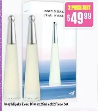 Chemist Warehouse Issey Miyake L'eau D'issey 25ml edt 2 Piece Set offer