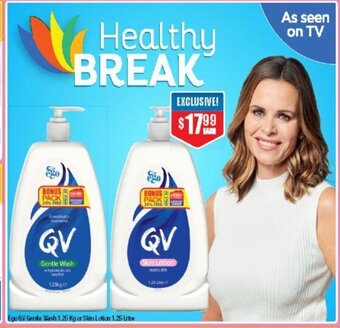 Chemist Warehouse Ego QV Gentle Wash 1.25kg or Skin Lotion 1.25 Litre offer