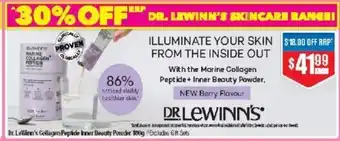 Chemist Warehouse Dr. LeWinn's Collagen Peptide Inner Beauty Powder 180g offer