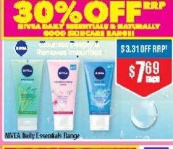 Chemist Warehouse Nivea Daily Essentials Range offer