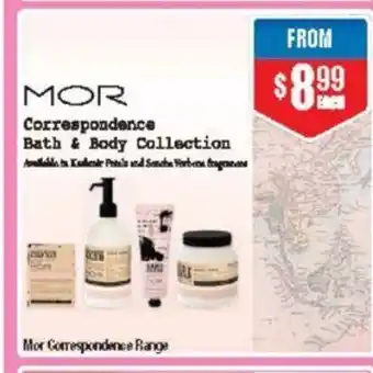 Chemist Warehouse Mor Correspondence Range offer