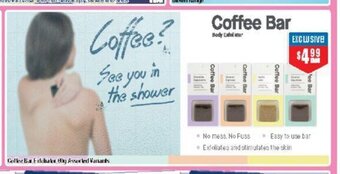 Chemist Warehouse Coffee Bar Exfoliator 60g Assorted Variants offer