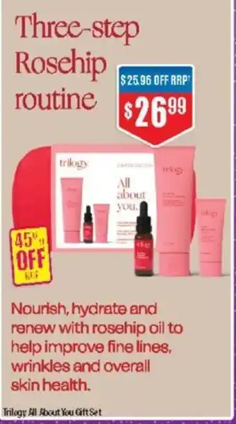 Chemist Warehouse Trilogy All About You Gift Set offer