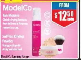 Chemist Warehouse ModelCo Tanning Range offer