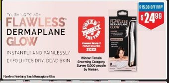 Chemist Warehouse Flawless Finishing Touch Dermaplane Glow offer