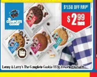Chemist Warehouse Lenny & Larry's The Complete Cookie 113g Assorted Variants offer