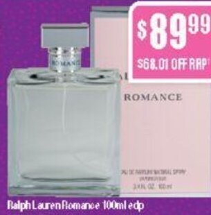 Chemist Warehouse Ralph Lauren Romance 100ml edp offer