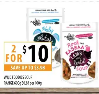 Wild Foodies Soup Range 600g