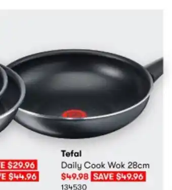 BIG W Tefal Daily Cook Wok 28cm offer