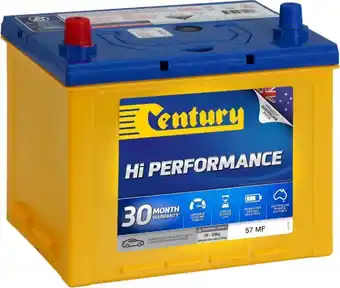 Autobarn 25% off Century Hi Performance Batteries offer