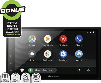 Autobarn Pioneer 6.8” 200W AV CarPlay™ Android Auto Receiver offer