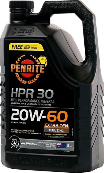Autobarn Penrite HPR 30 20W60 5LT offer