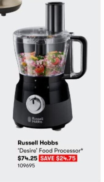 BIG W Russell Hobbs Desire Food Processor offer