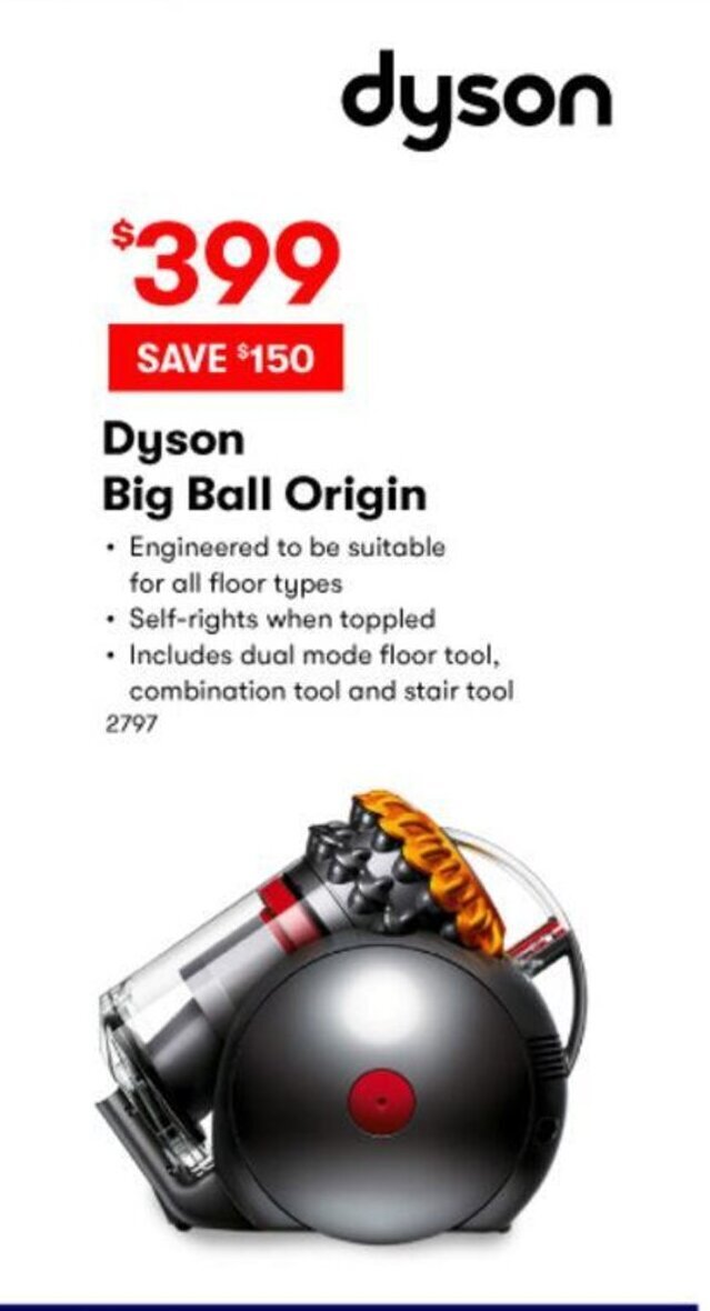 Dyson Big Ball Origin offer at BIG W