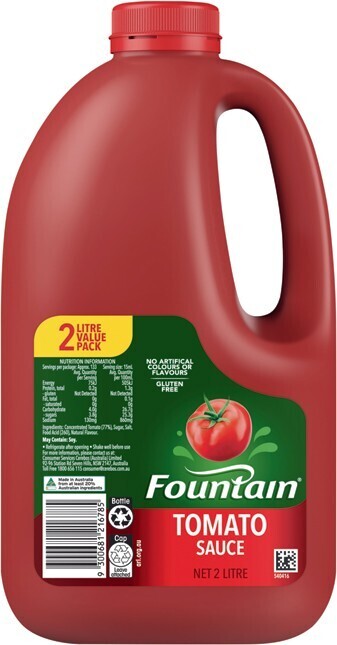 IGA Fountain Tomato or Barbecue Sauce Value Pack 2 Litre offer