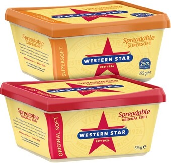IGA Western Star Spreadable 375g Selected Varieties offer