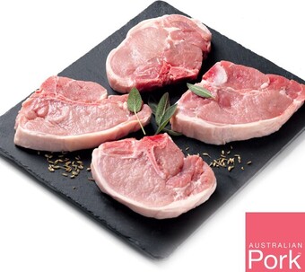 IGA Australian Pork Midloin Chops offer