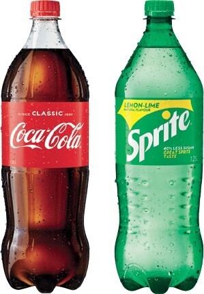 IGA Coca-Cola, Sprite, Fanta or Mount Franklin Lightly Sparkling Water 1.25 Litre Selected Varieties offer