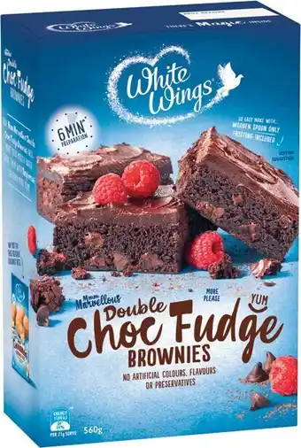IGA White Wings Triple Chocolate Muffins Mix 550g offer