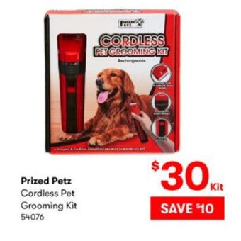BIG W Prized Petz Cordless Pet Grooming Kit offer