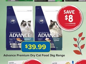 Advance Premium Dry Cat Food 3kg Range