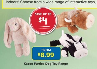 Kazoo Furries Dog Toy Range