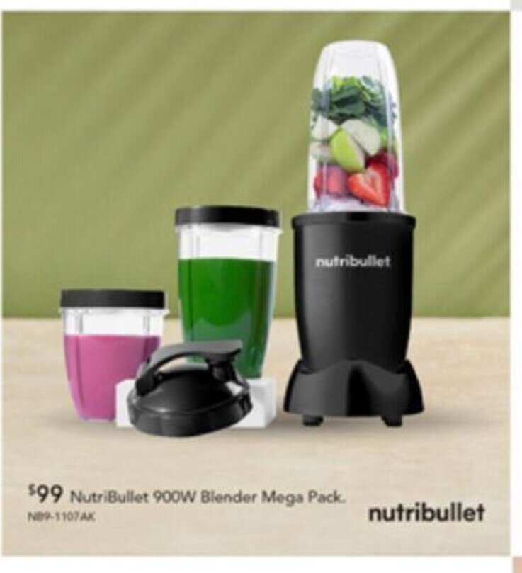 NutriBullet 900W Blender Mega Pack offer at Harvey Norman