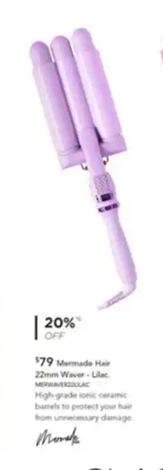 Mermade Hair 22mm Waver - Lilac