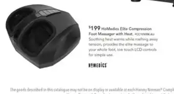 Harvey Norman HoMedics Elite Compression Foot Massager with Heat offer