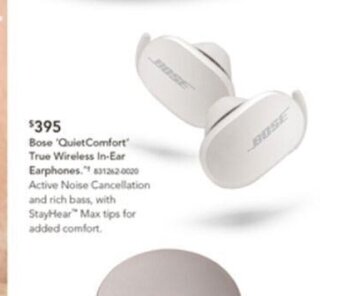 Harvey Norman Bose "QuietComfort" True Wireless In-Ear Earphones offer