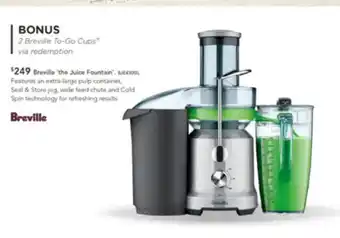 Bonus Breville 'the Juice Fountain'