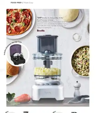 Harvey Norman Breville 'the Kitchen Wizz 15 Pro' Food Processor offer