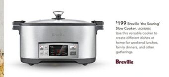 Harvey Norman Breville 'the Searing' Slow Cooker offer