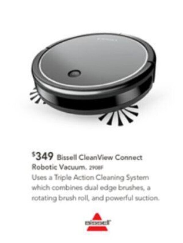 Bissell CleanView Connect Robotic Vacuum offer at Harvey Norman
