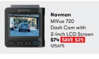 Navman MiVue 720 Dash Cam with 2-Inch LCD Screen