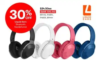 BIG W Liquid Ears Bluetooth Headphones offer