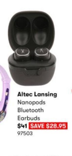 Altec Lansing Nanopods Bluetooth Earbuds