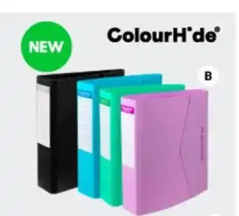 BIG W Colourhide Binder PP A4 70mm Folder 2D Folder offer
