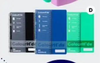 BIG W Colourhide 200-Page A5 Notebooks offer
