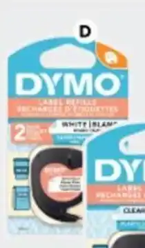 BIG W Dymo LetraTag White Paper Twin Pack offer