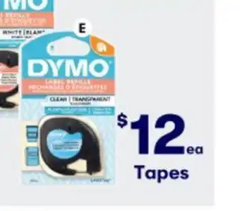 BIG W Dymo LetraTag Clear Tape offer