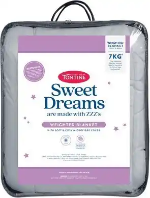 Woolworths Tontine Sweet Dreams Weighted Blanket 6.8 kg offer