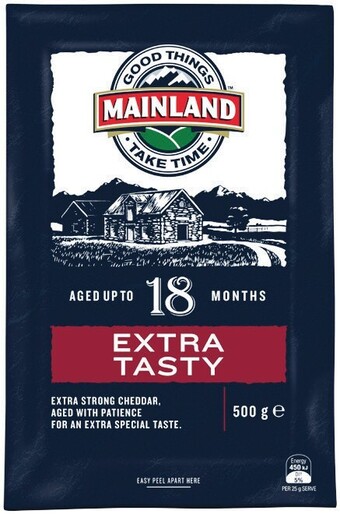 Woolworths Mainland Cheese 400-­500g offer