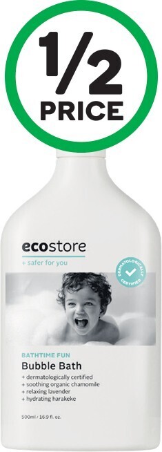 Woolworths Ecostore Baby Bubble Bath 500ml offer