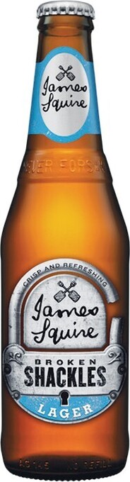 Woolworths James Squire Broken Shackles Lager Bottles 24x345ml offer