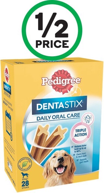 Woolworths Pedigree Dentastix Pk 28 offer